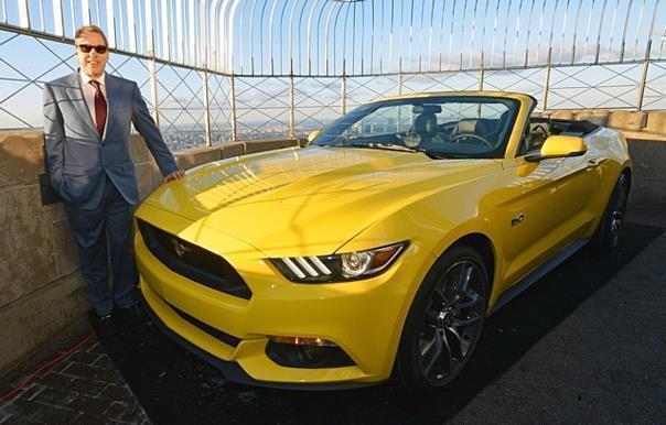 50 Jahre Ford Mustang: Spektakuläre Geburtstagsfeier auf dem Empire State Building 